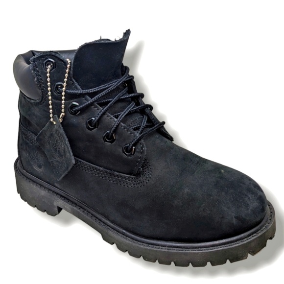 Timberland Other - Timberland | Black Monochrome Classic 6-Inch Waterproof Work Boots Boy's Size 3